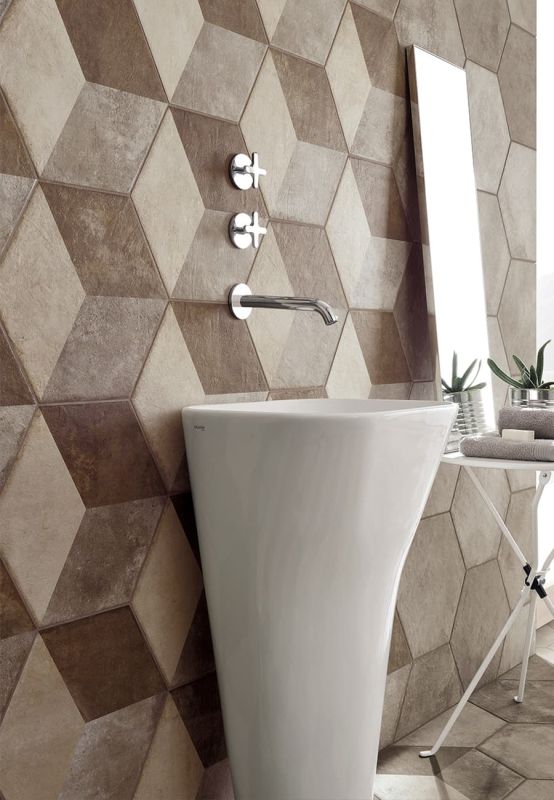 Stoneware Fioranese Heritage Deco Exagona Texture 1 34.5x40 / Fioranese Heritage Deco Exagona Texture 1 34.5x40 (HET1EX)