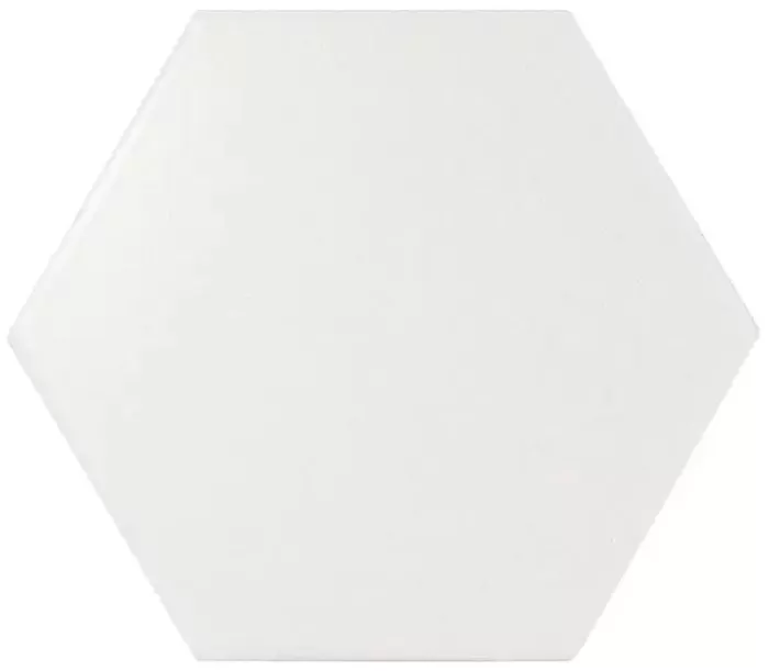 Tile Equipe Scale Hexagon White Matt 10.7x12.4 / Equipe Scale Hexagon White Matt 10.7x12.4 (21767)