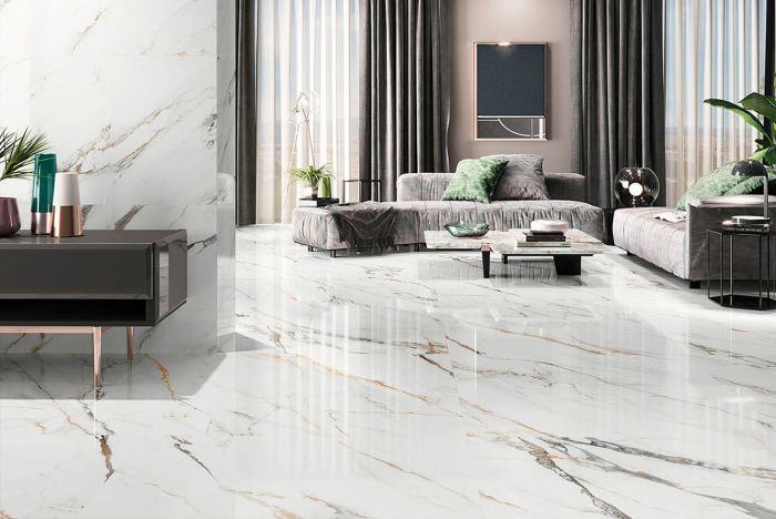 Tile Porcelanite Dos Firenze 1219 Calacatta Gold Rel Geo Ret 40x120 / Porcelanite Dos Firenze 1219 Calacatta Gold Rel Geo Ret 40x120 (POR_F1219_CALRG_120)