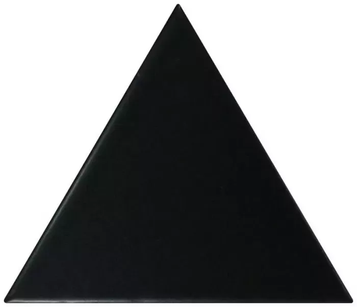 Tile Equipe Scale Triangolo Black Mat 10.8x12.4 / Equipe Scale Triangolo Black Mat 10.8x12.4 (23820)