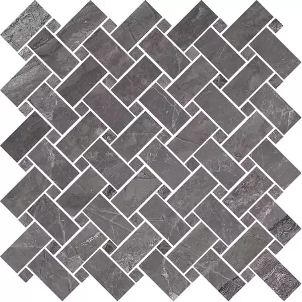 Mosaic Cerdomus Supreme Mosaico Kadi Charcoal Lev 30x30 / Cerdomus Supreme Mosaico Kadi Charcoal Lev 30x30 (78080)