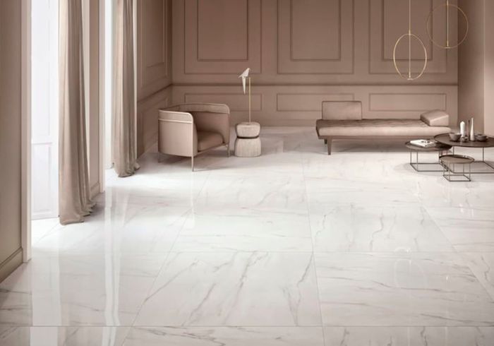 Porcelain stoneware Keope Elements lux Grigio Imperiale 60x60 Lap / Keope Elements Lux Grigio Imperiale 60x60 Lap (A267)