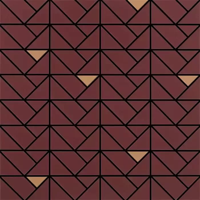 Mosaic Marazzi Eclettica Mosaico Purple Bronze 40x40 / Marazzi Eclettica Mosaico Purple Bronze 40x40 (M3J4)