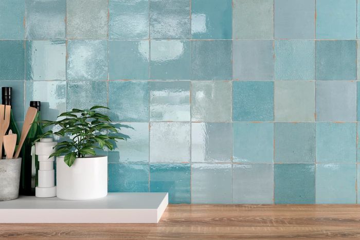 Tile WOW Zellige Decor Aqua 12.5x12.5 / WOW Zellige Decor Agua 12.5x12.5 (111363)