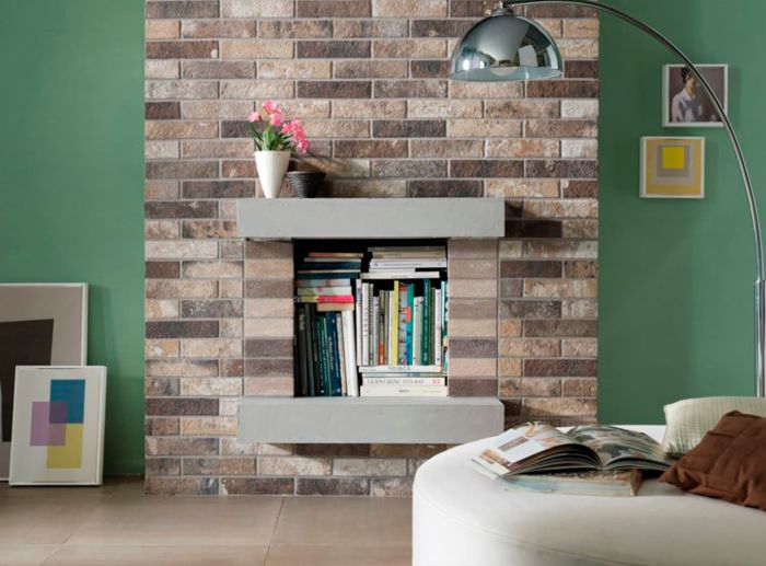 Stoneware Rondine London Charcoal Brick 6x25 / Rondine London Charcoal Brick 6x25 (J85880)