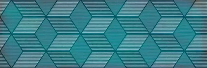 Decor Lasselsberger Parisienne Decor Hexagon Turquoise 20x60 / Lasselsberger Parisienne Decor Hexagon Turquoise 20x60 (1664-0185)