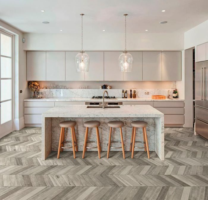 Stoneware Marazzi Treverksoul Grey Chevron 11x54 / Marazzi Treverksoul Grey Chevron 11x54 (M0MN)