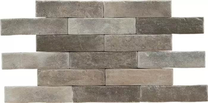 Porcelain stoneware Pamesa Brickwall Tortora 7x28 / Pamesa Brickwall Tortora 7x28 (15-889-297-2961)