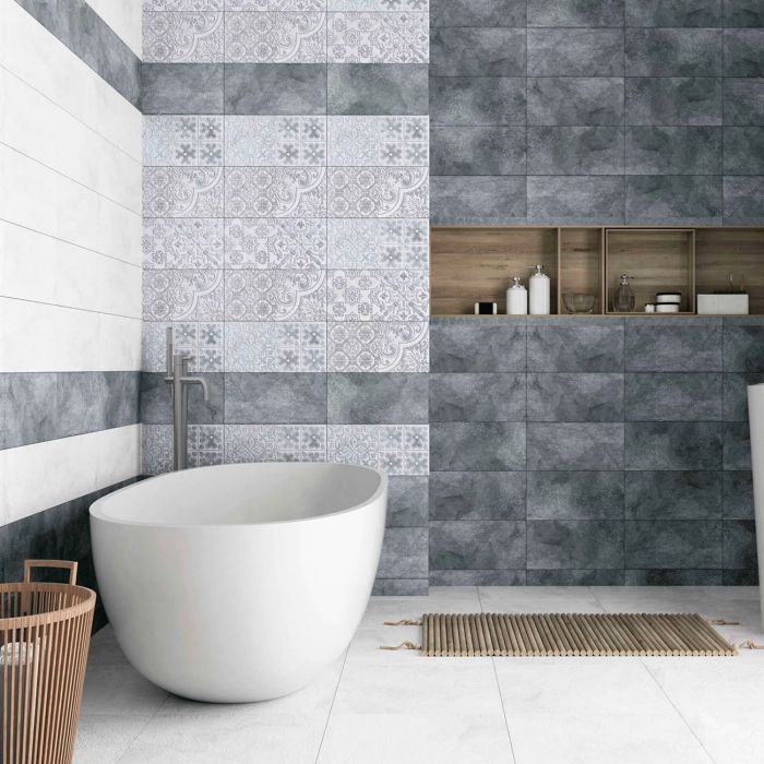 Tile Lasselsberger Campanilla Dark Gray 20x40 / Lasselsberger Campanilla Dark Gray 20x40 (1041-0253)