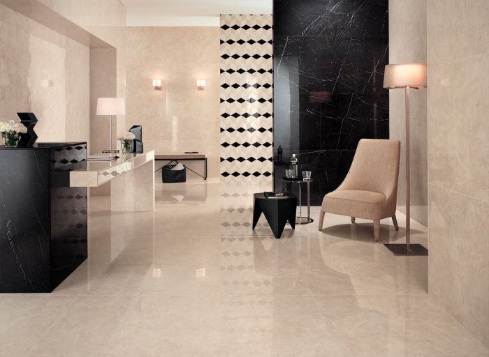 Tile Atlas Concorde Marvel Stone Nero Marquina 40x80 / Atlas Concorde Marvel Stone Nero Marquina 40x80 (9MSM)