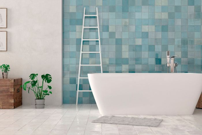 Tile WOW Zellige Decor Aqua 12.5x12.5 / WOW Zellige Decor Agua 12.5x12.5 (111363)