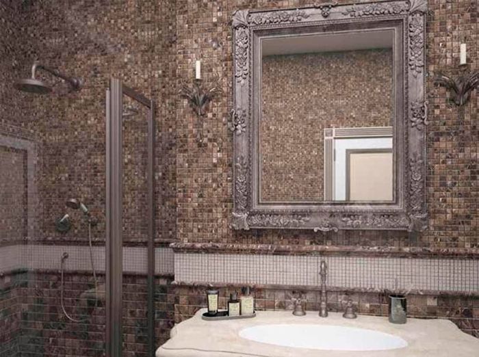 Mosaic Natural Adriatica Emperador Dark 7M022-20P 30.5x30.5 / Natural Adriatica Emperador Dark 7M022-20P 30.5x30.5 (7M022-20P)