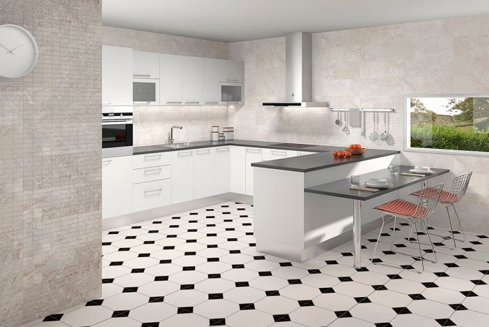 Tile Dual Gres Chic Chester Black 45x45 / Dual Gres Chic Chester Black 45x45 (DG_CH_CH_BL_N)