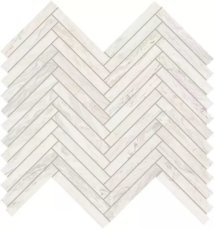 Mosaic Ascot Ceramiche Gemstone Lisca White lux 30x33 / Ascot Ceramiche Gemstone Lisca White lux 30x33 (GNML10RL)