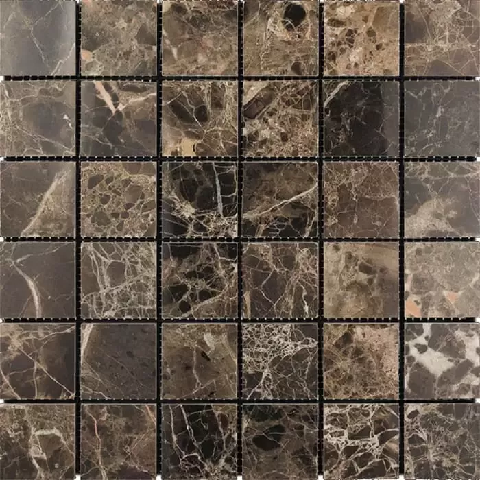 Mosaic Natural Adriatica Emperador Dark 7M022-48P 30.5x30.5 / Natural Adriatica Emperador Dark 7M022-48P 30.5x30.5 (7M022-48P)