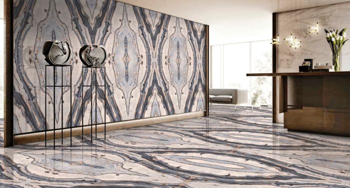 Porcelain stoneware Bluezone Bluezone Alabaster Sky Glossy 60x120 / Bluezone Bluezone Alabaster Sky Glossy 60x120 (BZ76609)