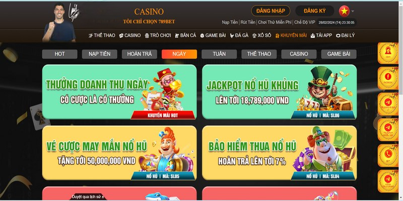 Lu 'y khi tham gia khuyn m~ai 789BET ngi chi cn nm r~o